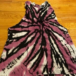 WOMEN’S All Access tank top. Pink/black/white. Size S